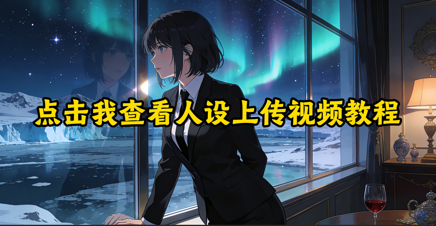 点击我跳转，如何上传人设视频教程-星灵AI-人设网